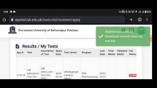 How to apply for NAT test for admission fall 2023 IUB  The Islamia University  NAT registration [upl. by Odicalp460]