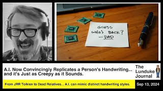 AI Now Convincingly Replicates a Persons Handwriting and its Just as Creepy as it Sounds [upl. by Amy344]