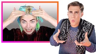 Hairdresser Reacts To The Worst Color Removing Fails [upl. by Ludvig]