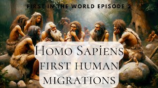 First Human Migrations amp Homo Sapiens [upl. by Cooper323]