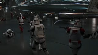 Clones attack Naboo Royal Guard  The Mandalorian Season 3 Episode 4 [upl. by Schiff388]