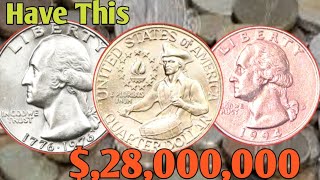 Top 2 ultra rare quarter dollar to look for your pocket Cheng for more than a million dollars Worth [upl. by Salita]