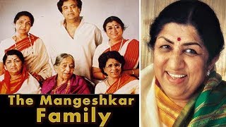 The Mangeshkar Family Of Bollywood  Lata Mangeshkar Asha Bhosle Usha Mangeshkar [upl. by Ayiotal219]