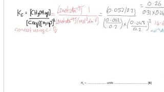 A2 equilibria calculations  Kc and Kp [upl. by Nnaed]