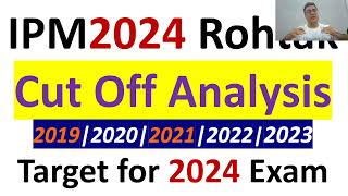 Important Video for IPM Rohtak 2024  Cut of Analysis IPMAT Rohtak 2019 2020 2021 2022 2023 [upl. by Benito111]