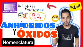 ✅NOMENCLATURA ANHÍDRIDOS Y ÓXIDOS 𝘼𝙥𝙧𝙚𝙣𝙙𝙚 𝙚𝙣 10 𝙢𝙞𝙣𝙪𝙩𝙤𝙨 😎​🫵​💯​ Química [upl. by Babita]