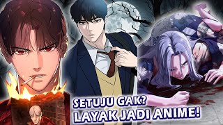 5 MANHWA YANG LAYAK DIADAPTASI JADI ANIME NOMOR 1 WAJIB BANGET [upl. by Andromede]