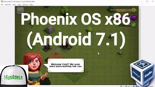 Phoenix OS 211 for x86 Android 71 Nougat on PC Installation on Oracle VirtualBox 2017 [upl. by Park]