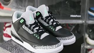 Air Jordan 3 Retro Green Glow 2024 [upl. by Giarla]