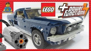 LEGO Ford Mustang That Actually Drives  RC Power Function Motorized  10265 [upl. by Acinod]