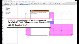 HOW TO SOLVE TOO CLOSE PROBLEM IN ETABS [upl. by Rosa]