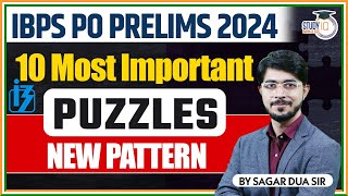 IBPS PO Puzzle on New Pattern  IBPS PO Reasoning Classes 2024  StudyIQ [upl. by Yreffeg]