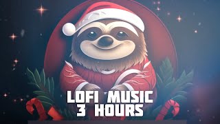 LoFi Sloth Tunes Festive Canine Galore 3 Hours of Christmas Cheer [upl. by Whitson]