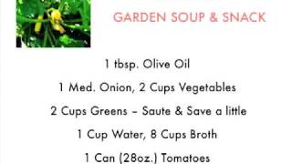 RECIPE SOUP amp SNACK by Dr Norris J Chumley [upl. by Aneeb118]