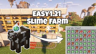 Easy Minecraft 121 Slime Farm Using Oozing Potions [upl. by Akeimat]