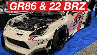 GR86  First Impressions  2022 HKS BRZ  Cusco Widebody GR86 [upl. by Nilekcaj146]