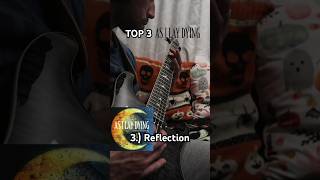 Top 3 As I Lay Dying Guitar Riffs 🎸 shorts metal guitarcover [upl. by Stesha]