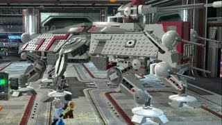 LEGO Star Wars III The Clone Wars  All Republic Land Vehicles [upl. by Rambort986]