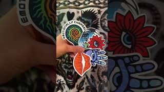 Unboxing My NEW Sticker Designs 🤩 stickers artist craftfair unboxing satisfyingart [upl. by Terrej]