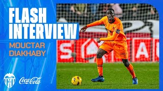 ENTREVISTA A MOUCTAR DIAKHABY TRAS EL RAYO VALLECANO 01 VALENCIA CF [upl. by Miller]