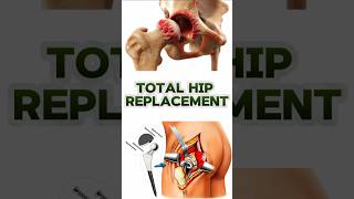 Total Hip Replacement medical animation 3d short BiologywithAliya [upl. by Rhodie173]