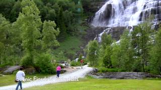 Scenic Fjords amp Waterfalls Flam shore excursion  Cunard [upl. by Anan]