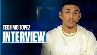 Teofimo Lopez Hints at 147 Pound Title Fight  INTERVIEW [upl. by Macgregor]