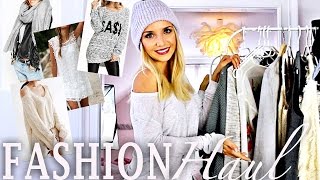 HERBST Fashion Haul 2015 Lookbookstore HampM Asos Zara PelicanBay [upl. by Enelime451]