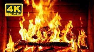 🔥 Cozy Fireplace 4K 12 HOURS Fireplace with Crackling Fire Sounds Crackling Fireplace 4K [upl. by Orvas]