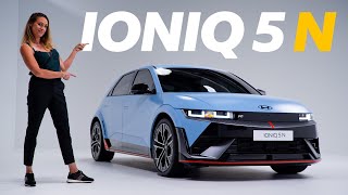 NEW Hyundai Ioniq 5 N 650HP Hot EV with MANUAL Mode  4K [upl. by Sdlonyer9]