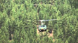 Helicopter Maintenance on energized 765000 Volt Line [upl. by Nygem]