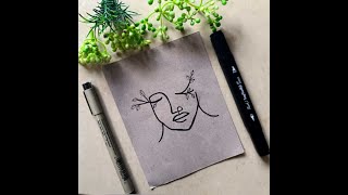 Simple easy drawing ideas for beginnerscool easy drawing ideas drawing drawingideas art draw [upl. by Madlin]