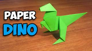 How To Make an Easy Origami Dinosaur [upl. by Reiniar]