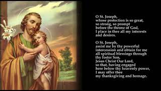 An Ancient Prayer to St Joseph [upl. by Ojiram]