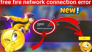 free fire network connection error  how to fix free fire max network connection error [upl. by Ralston]