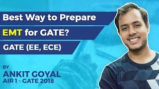 Best Way to Prepare EMT for GATE  GATE EE  Ankit Goyal [upl. by Estus768]