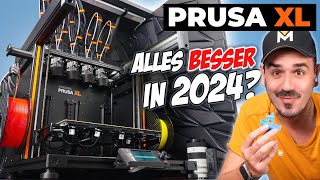 Prusa XL 2024  DER Multimaterial 3D Drucker jetzt besser 5 Extruder [upl. by Keyte381]