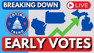 Early Voting Numbers in Key States [upl. by Nonah]