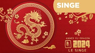 Horoscope chinois 2024  le signe du Singe astrologie 2024 année du Dragon de bois [upl. by Bywaters]