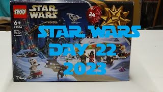 LEGO STAR WARS 2023 ADVENT CALENDAR DAY 22 [upl. by Lletnuahs]