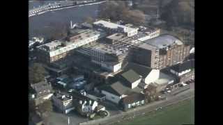 Thames Television studios  aerial footage  Teddington  Thames Television  1980s [upl. by Adniuqal]