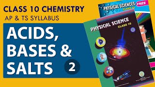 AcidsBases and Salts Explanation in Telugu  AP ampTS Syllabus  Class10 Physical sciences  Part2 [upl. by Yrod]