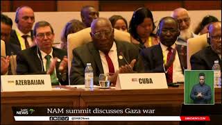 Annual NAM summit discusses Gaza war [upl. by Ahsikan]