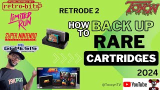 How to Backup Retrobit and Limited Run Game Cartridges with Retrode 2 in 2024 [upl. by Haimarej]