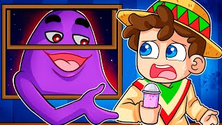 ¡Nunca TOMES el BATIDO de GRIMACE SHAKE 🧁🎉🤮 SILVIOGAMER GRIMACE SHAKE [upl. by Winonah]