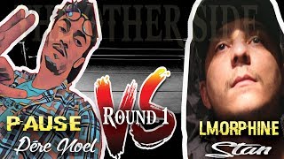 PausePere Noel 🆚 LMORPHINEStan ROUND1  Tos Reads Lyrics شرح الكلمات [upl. by Asyle521]