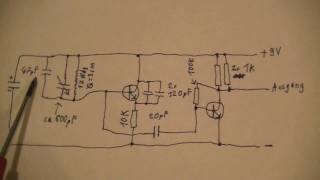 Abstimm Oszillator von 31 bis 82 Mhz Schaltung und Vorführung  eflose 70 [upl. by Albers]