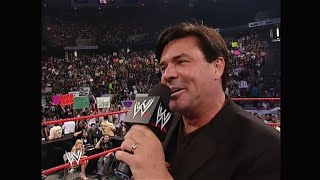 Eric Bischoff Debuts as the RAW General Manager 07152002 Part 2 [upl. by Feeley]