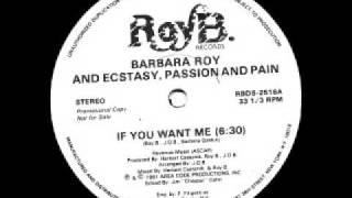 Barbara Roy  If you want me [upl. by Akvir]