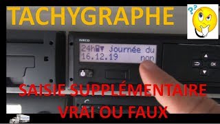 Tachygraphe et les saisies supplémentaires [upl. by Eissim405]